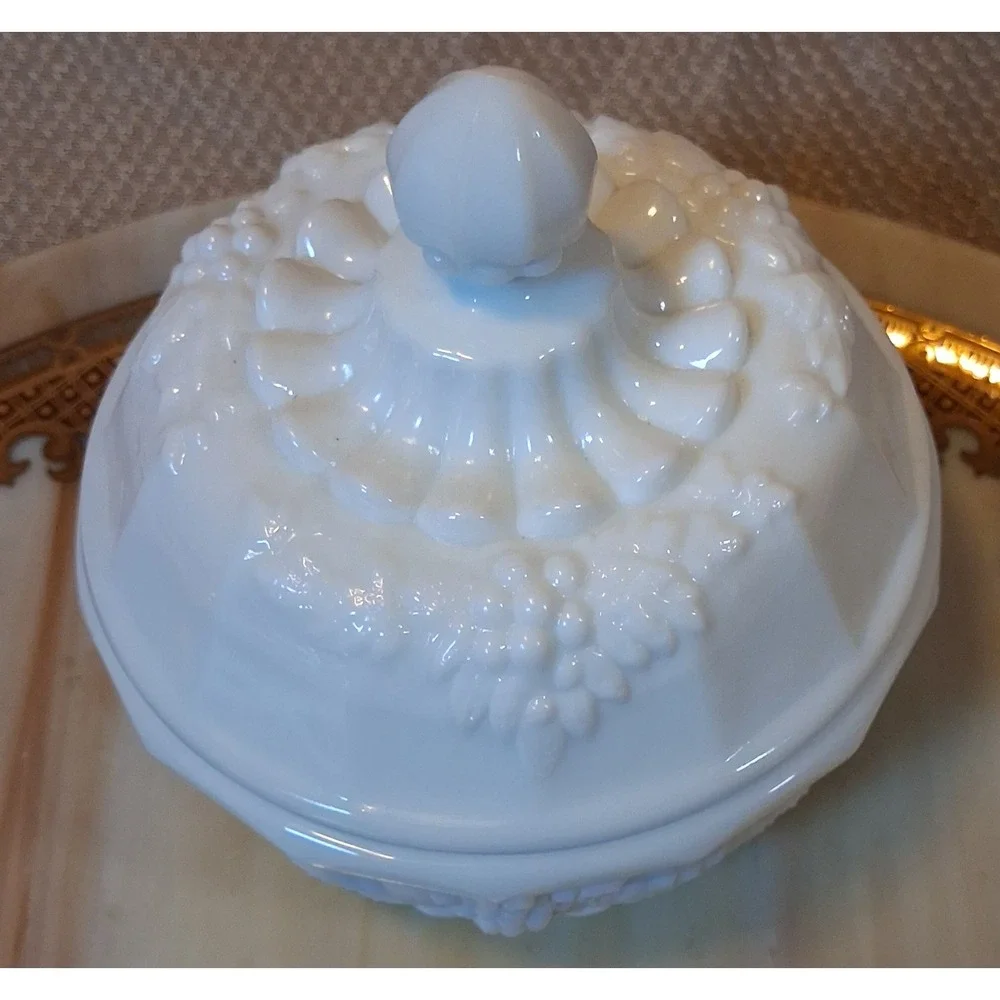 Vintage milk glass